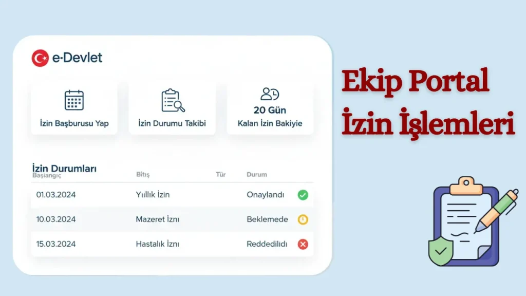 Ekip Portal İzin İşlemleri