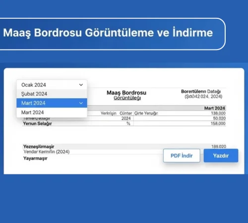 Bordro PDF Olarak Nasıl İndirilir?